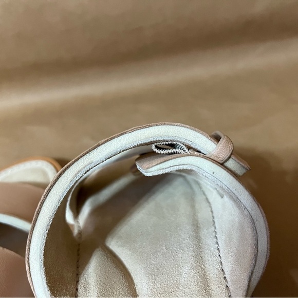 Rag & Bone | Parker Slide Sandals Sheep Nappa Leather Two Strap Stone Size 9.5 - Picture 13 of 16